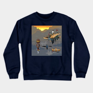 Steampunk Skys Crewneck Sweatshirt